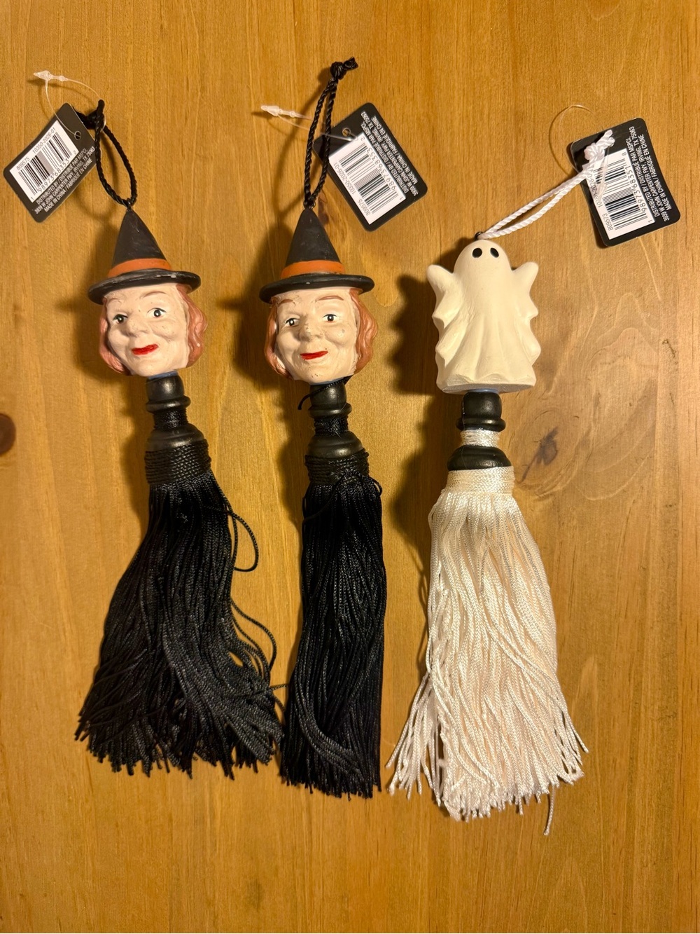 Ashland Vintage Spirits Halloween Collection Hanging Tassel Ornaments – Set of 3